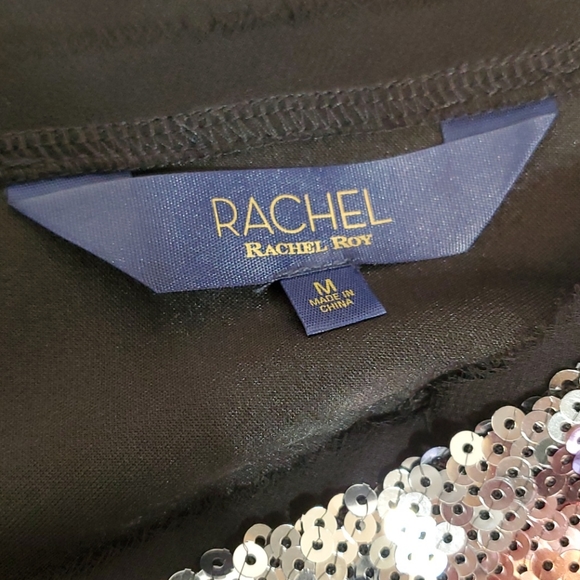 RACHEL Rachel Roy Veda Sequins Top Size M - Picture 7 of 7